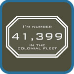 I'm number 41,399 in the Colonial Fleet